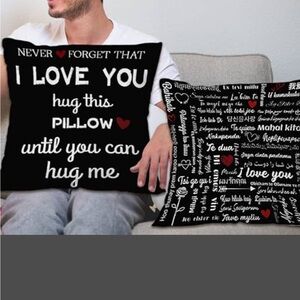 One Throw Pillow Double Sided Soft  Pillowcase With Pillow With Price $18